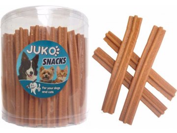 Jerky kříž Slanina JUKO Snacks 12,5 cm (50 ks)