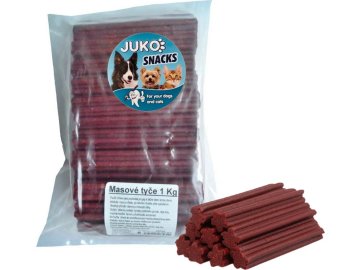 Masové tyče JUKO Snacks 1 kg (cca 80 ks)
