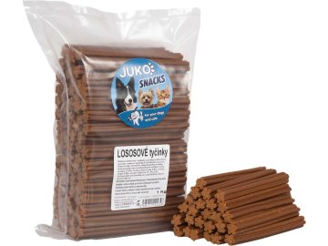 Lososové tyče JUKO Snacks 1 kg (cca 83 ks)