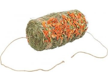 Natur Snack - závěsný váleček sena s hráškem a mrkví, 250g