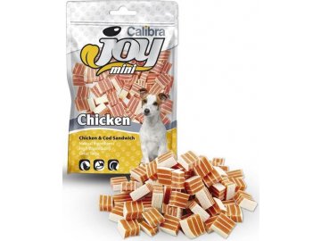 Calibra Dog Joy Mini Chicken & Cod Sandwich 70g NOVÝ