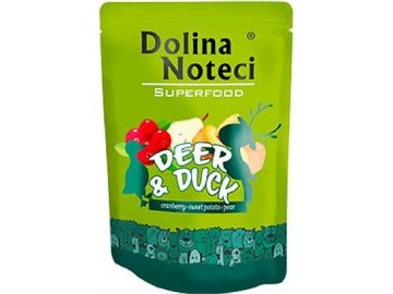 DOLINA NOTECI SUPERFOODS jelen a kachna kapsička pro psy 300 g