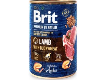 Brit Premium Dog by Nature  konz Lamb & Buckwheat 400g