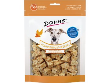 Dokas - Kuřecí kostky s batáty a lněným s. 150 g