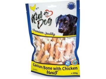 KIDDOG kuřecí prsa na kalciové kostičce 250 g