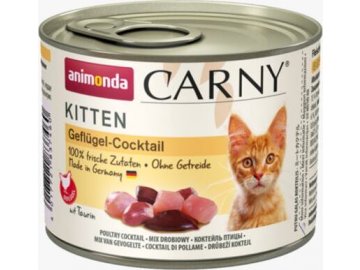 ANIMONDA konzerva CARNY Kitten - drůbeží koktejl 200g