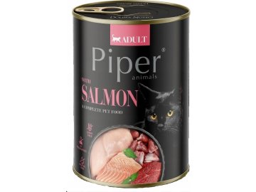 PIPER CAT konzerva pro kočky, s lososem 400g
