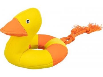 Aqua Toy plovoucí kachnička na laně, 20 x 36 cm, tkania