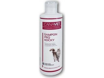 Šampon pro kočky CANAVET s antipar. přísadou 250ml