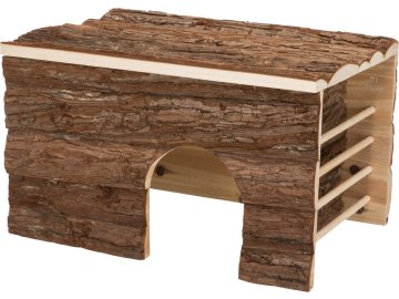 Natural Living přírodní dř. domek ILA s okrajem 40x 25x29 cm