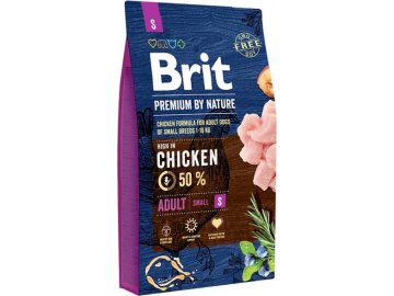 Brit Premium Dog by Nature Adult S 8kg EXP 04/2024