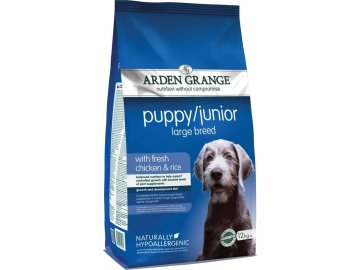 Arden Grange Puppy/Junior Large Breed with fresh chicken & rice 12 kg