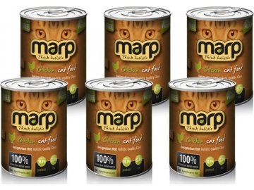 Marp Chicken konzerva pro kočky s kuřecím 6x400g