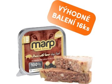 Marp Wild Boar vanička pro psy s divočákem 16x100g (15+1 zdarma)