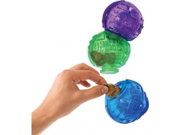 Hračka guma Lock-It plnící 3ks S Kong