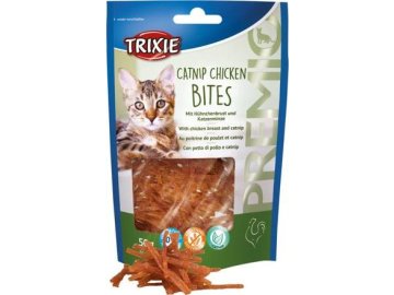 Premio CATNIP CHICKEN BITES kuřecí kousky s catnipem 50 g