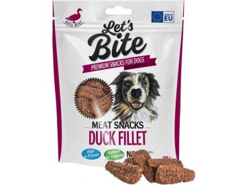 Brit Let's Bite Meat Snacks Duck Fillet 300g