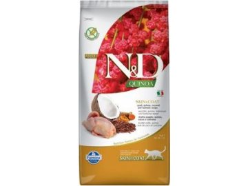 N&D Quinoa CAT Skin & Coat Quail & Coconut 5kg