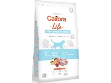 Calibra Dog Life Junior Medium Breed Chicken 12kg