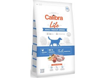 Calibra Dog Life Adult Medium Breed Chicken  2,5kg