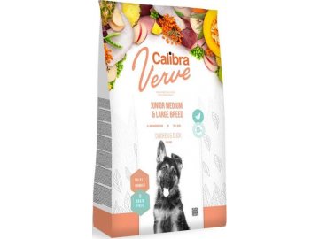 Calibra Dog Verve GF Junior M&L Chicken&Duck 2kg