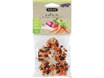 Pochoutka EDEN WOOD SLICE mix pro hlodavce 30g Zolux