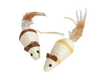 Hračka kočka Sisal Mouse Zolux