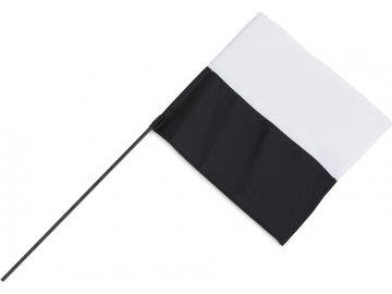 Firedog Marking vlajka černá / bílá 1 ks