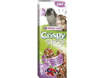 VL Crispy Sticks pro králíky/činčily Lesní ovoce 110g