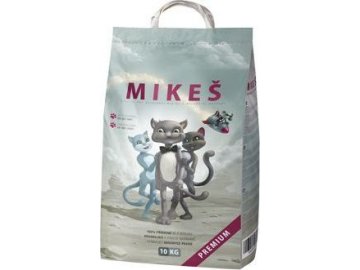 Mikeš bílý Premium Podestýlka kočka pohlc. pachu 10kg