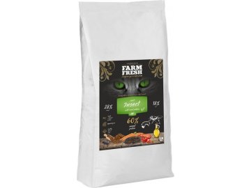 Farm Fresh Cat Adult Insect Grain Free chovatelský obal 15kg