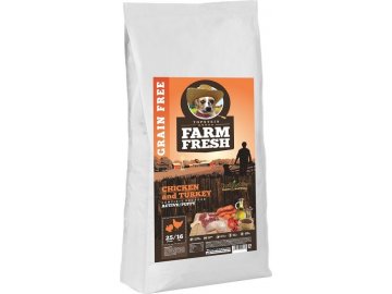 Farm Fresh Chicken and Turkey Active/Puppy Grain Free 15 kg