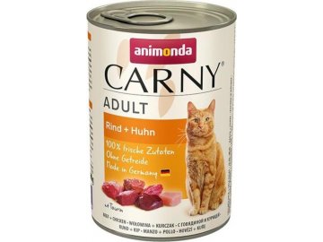 ANIMONDA konzerva CARNY Adult - hovězí, kuřecí 400g