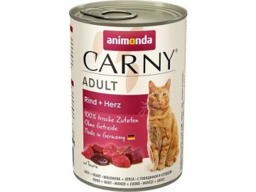 ANIMONDA konzerva CARNY Adult - hovězí, srdce 400g