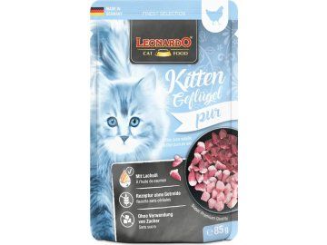 Leonardo Kitten Drůbeží maso kapsička 85g