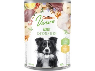 Calibra Dog Verve konz.GF Adult Chicken&Duck 400g