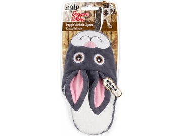 Plyšový pantofel AFP Doggies Shoes – králík