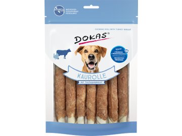 Dokas – Tyčinky z hovězí kůže obalené krůtím masem 190 g