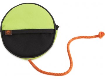 Firedog Snack disc dummy neónovozelený / černý