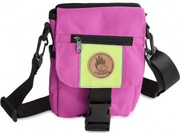 Firedog Mini Dummytaška DeLuxe pro děti růžová / neónovozelená