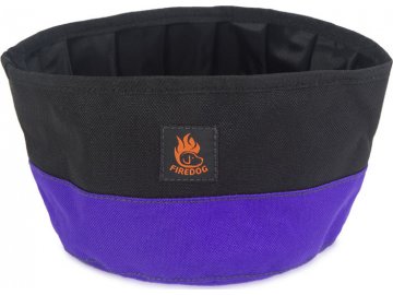 Firedog Cestovní miska 2,0 L fialová / černá