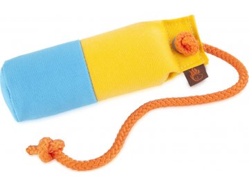 Firedog Long-throw dummy marking 250 g žlutý / baby modrý