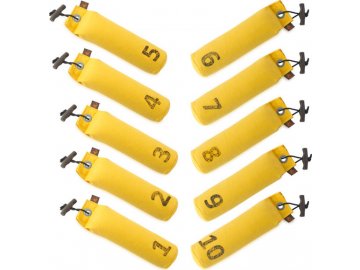 firedog set 10x standard dummy 500 g zlty cislovane 1 10 38950