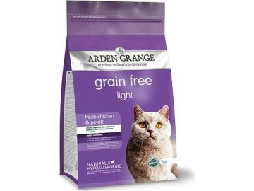 Arden Grange Adult Cat: light fresh chicken & potato - grain free 2 kg