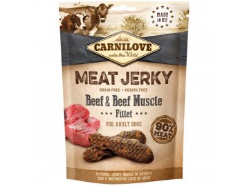 Carnilove Dog Jerky Beef with Beef Muscle Fillet 100g