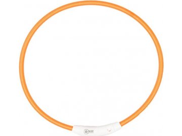 Obojek nylon svítící oranžový DUVO+ 65 cm