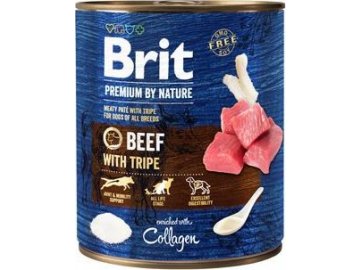 Brit Premium Dog by Nature  konz Beef & Tripes 800g