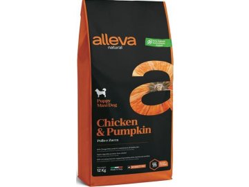 ALLEVA NATURAL Dog Dry Puppy Chicken&Pumpkin Maxi 12kg