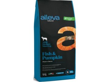 ALLEVA NATURAL Dog Dry Adult Fish&Pumpkin Medium/Maxi 12kg