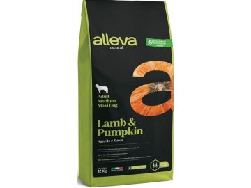 ALLEVA NATURAL Dog Dry Adult Lamb&Pumpkin Medium/Maxi 12kg